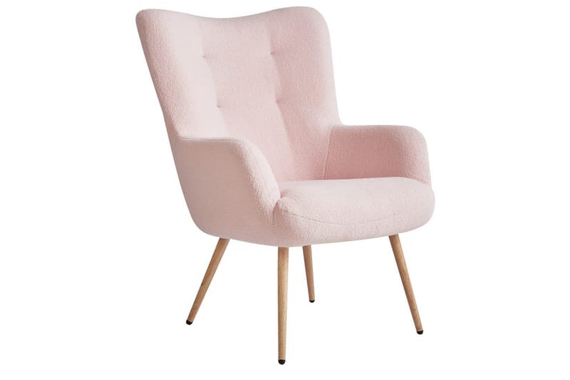 Öronlappsfåtölj Vejle - Beige, vit - Möbler - Vardagsrum - Fåtöljer - Öronlappsfåtölj