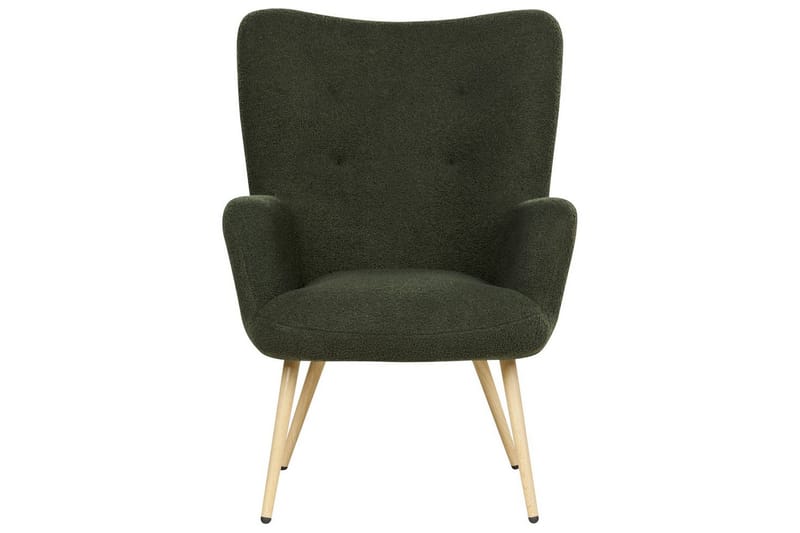 Öronlappsfåtölj Vejle - Vit, Svart - Möbler - Vardagsrum - Fåtöljer - Öronlappsfåtölj