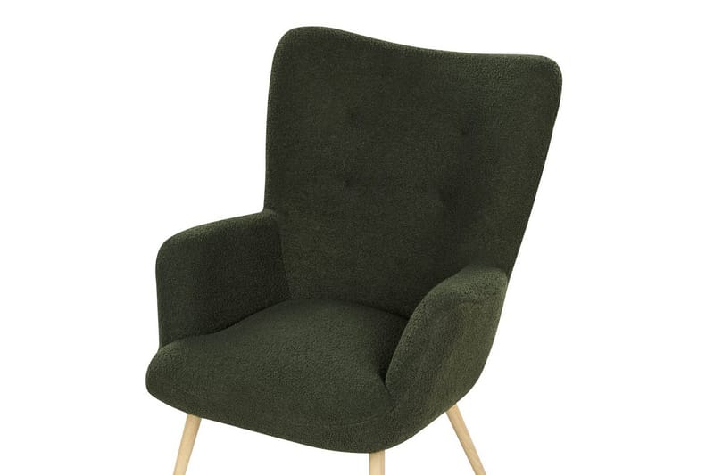 Öronlappsfåtölj Vejle - Vit, Svart - Möbler - Vardagsrum - Fåtöljer - Öronlappsfåtölj