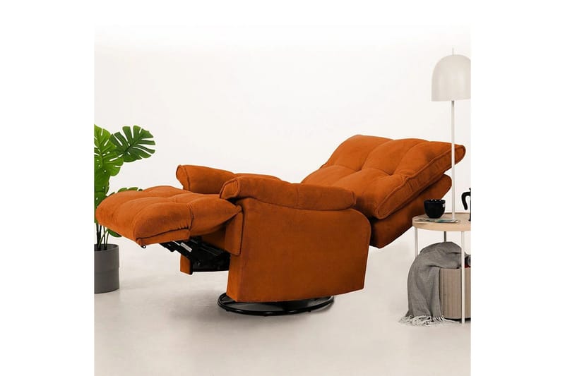 Osmara Reclinerfåtölj Elektrisk - Röd - Möbler - Vardagsrum - Fåtöljer - Biofåtöljer & reclinerfåtöljer