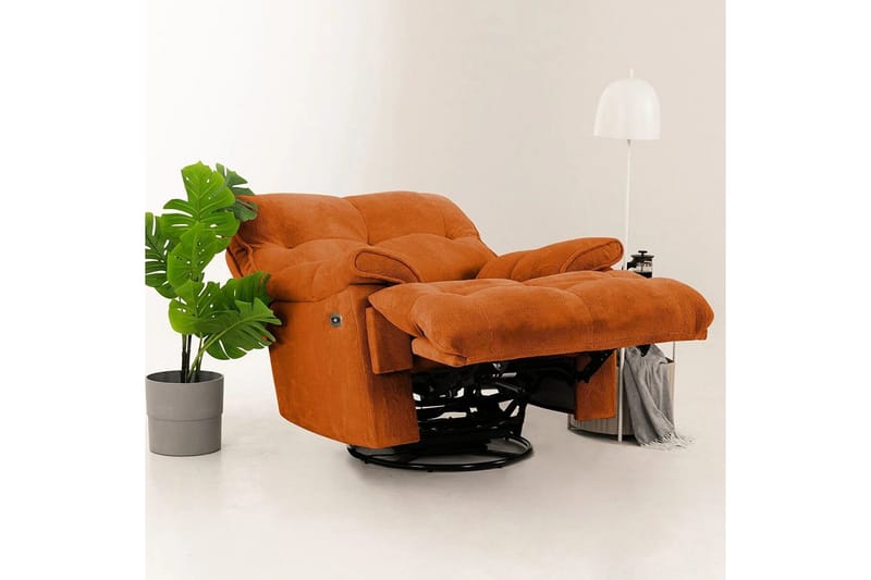 Osmara Reclinerfåtölj Elektrisk - Röd - Möbler - Vardagsrum - Fåtöljer - Liggfåtöljer