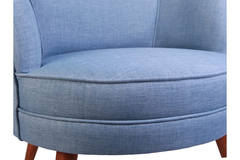 OVERMILLER Fåtölj med Armstöd Blå - Möbler - Vardagsrum - Fåtöljer