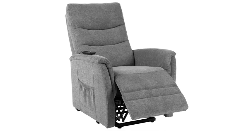 Owlcreak Reclinerfåtölj med Lift Elektrisk - Grå - Möbler - Vardagsrum - Fåtöljer - Biofåtöljer & reclinerfåtöljer