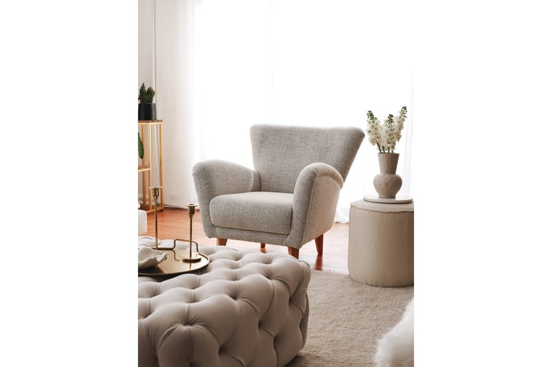 Patwa Teddy Fåtölj Grå - Grå - Möbler - Vardagsrum - Fåtöljer