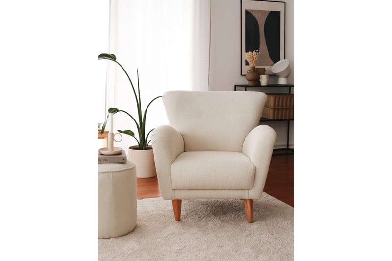 Patwa Teddy Fåtölj White - Vit - Möbler - Vardagsrum - Fåtöljer