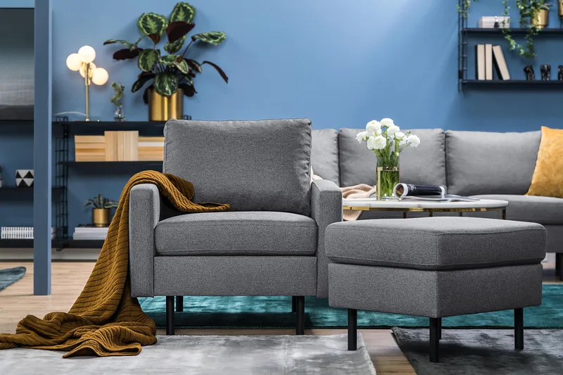 Peppe Fåtölj - Ljusgrå - Möbler - Vardagsrum - Fåtöljer