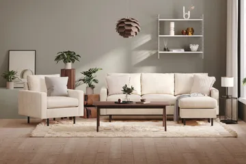 Peppe Manchester Fåtölj 76 cm Bred - Beige - Möbler - Vardagsrum - Fåtöljer - Clubfåtöljer