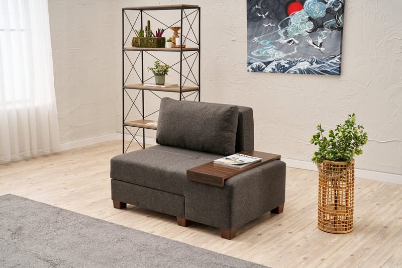 Perenna Bäddfåtölj - Antracit - Möbler - Vardagsrum - Fåtöljer - Bäddfåtöljer