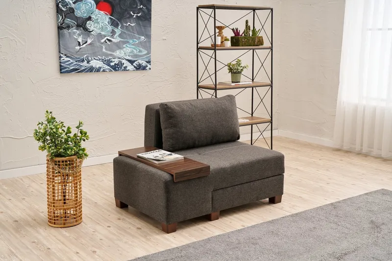 Perenna Bäddfåtölj - Antracit - Möbler - Vardagsrum - Fåtöljer - Bäddfåtöljer