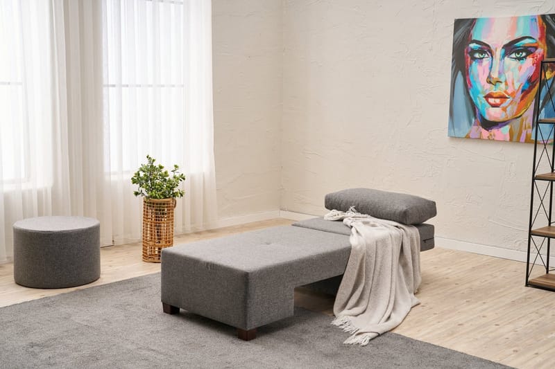 Perenna Bäddfåtölj - Grå - Möbler - Vardagsrum - Fåtöljer - Bäddfåtöljer