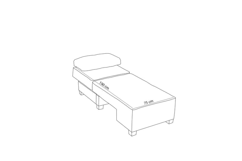 Perenna Bäddfåtölj - Grå - Möbler - Vardagsrum - Fåtöljer - Bäddfåtöljer