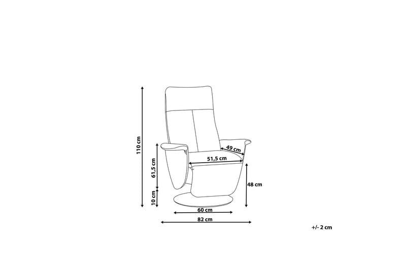 Prime Fåtölj - Vit - Möbler - Vardagsrum - Fåtöljer