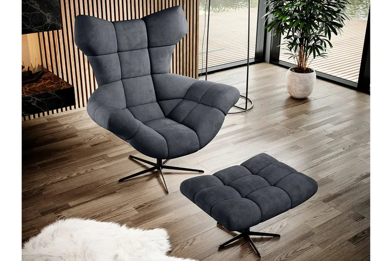 Rathkeale Fåtölj Dark grey - Möbler - Vardagsrum - Fåtöljer