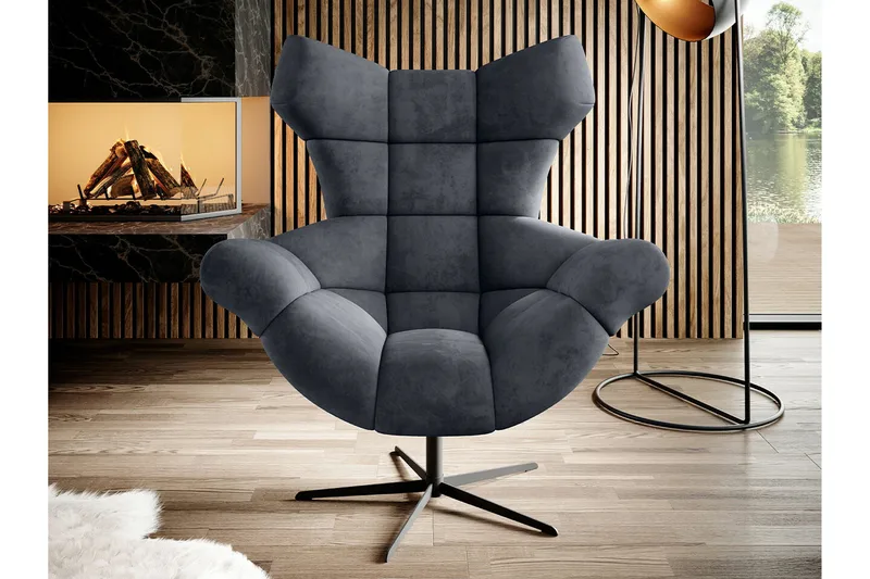 Rathkeale Fåtölj Dark grey - Möbler - Vardagsrum - Fåtöljer