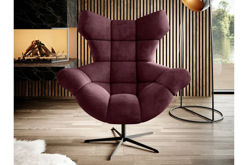 Rathkeale Fåtölj Dark red - Möbler - Vardagsrum - Fåtöljer