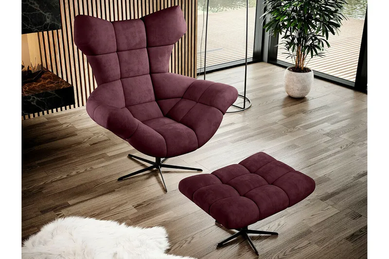 Rathkeale Fåtölj Dark red - Möbler - Vardagsrum - Fåtöljer