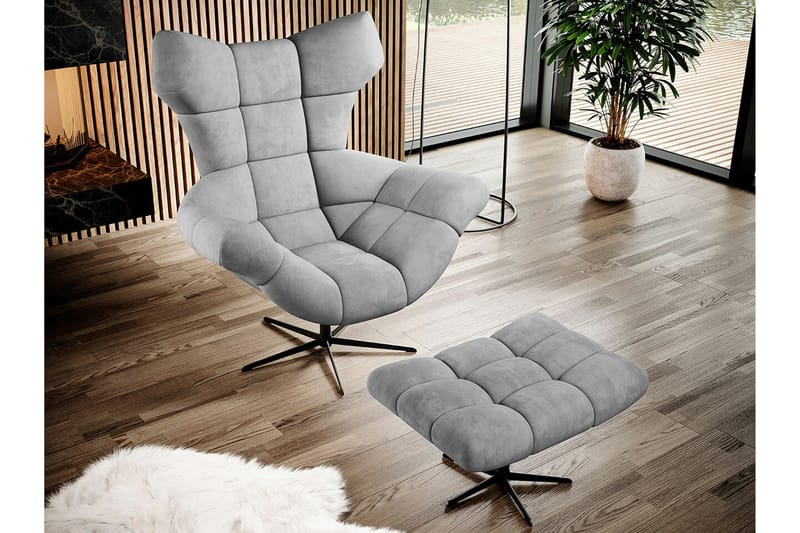 Rathkeale Fåtölj Light grey/Dark grey - Möbler - Vardagsrum - Fåtöljer