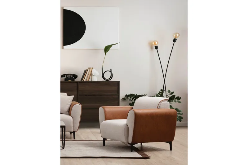 Rebelo Fåtölj - Beige - Möbler - Vardagsrum - Fåtöljer