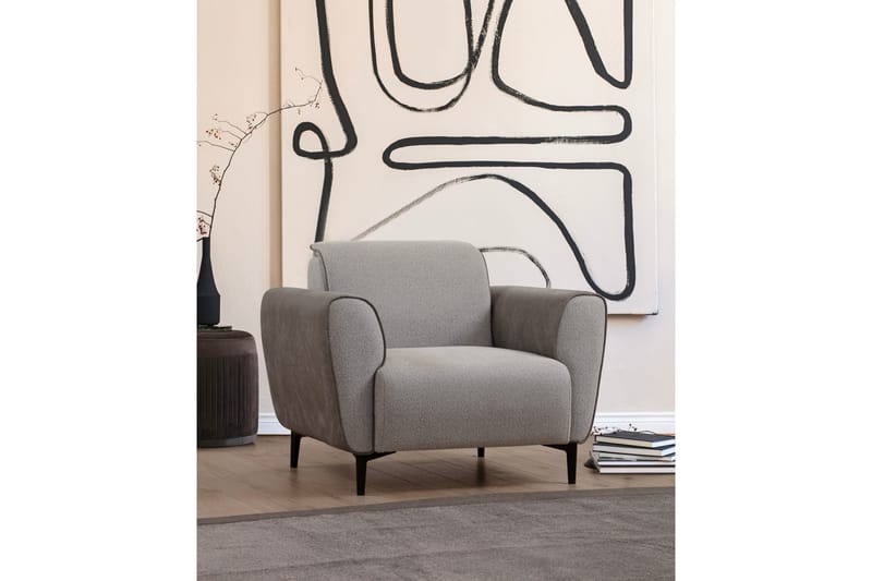 Rebelo Fåtölj - Grå - Möbler - Vardagsrum - Fåtöljer