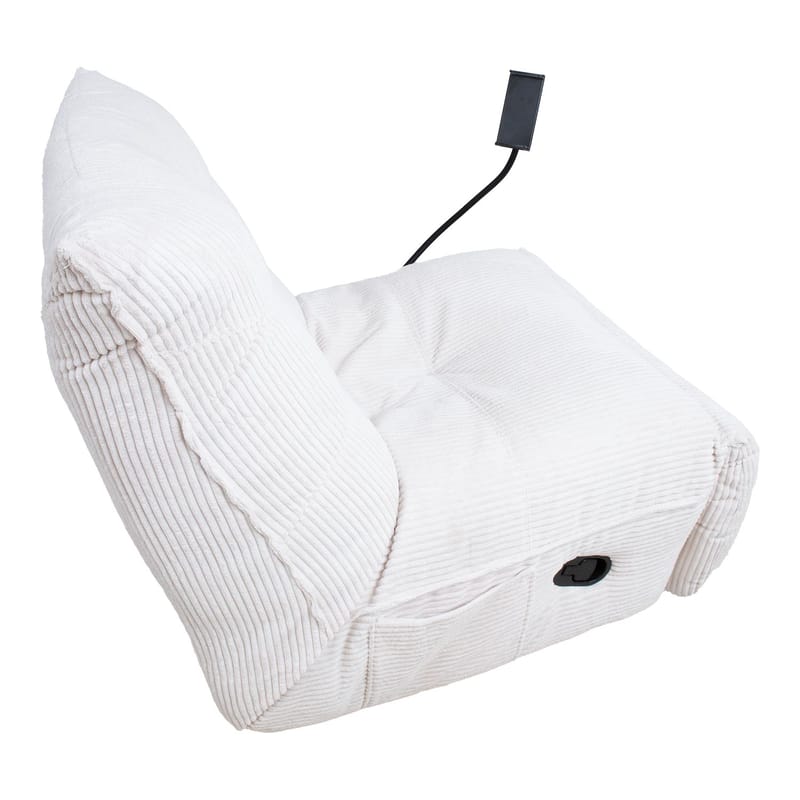 Recliner vilstol Selor med manuell mekanism - creme - Möbler - Vardagsrum - Fåtöljer - Biofåtöljer & reclinerfåtöljer
