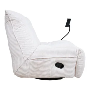 Recliner vilstol Selor med manuell mekanism - creme - Möbler - Vardagsrum - Fåtöljer - Biofåtöljer & reclinerfåtöljer