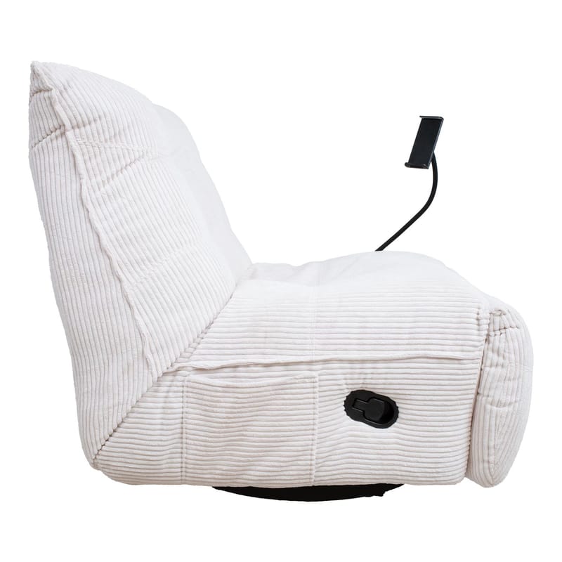 Recliner vilstol Selor med manuell mekanism - creme - Möbler - Vardagsrum - Fåtöljer - Biofåtöljer & reclinerfåtöljer