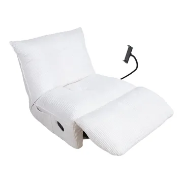 Recliner vilstol Selor med manuell mekanism - creme - Möbler - Vardagsrum - Fåtöljer - Biofåtöljer & reclinerfåtöljer