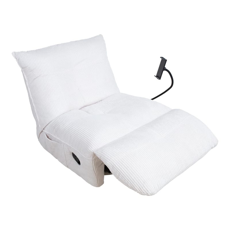 Recliner vilstol Selor med manuell mekanism - creme - Möbler - Vardagsrum - Fåtöljer - Biofåtöljer & reclinerfåtöljer