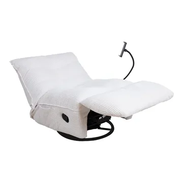 Recliner vilstol Selor med manuell mekanism - creme - Möbler - Vardagsrum - Fåtöljer - Biofåtöljer & reclinerfåtöljer