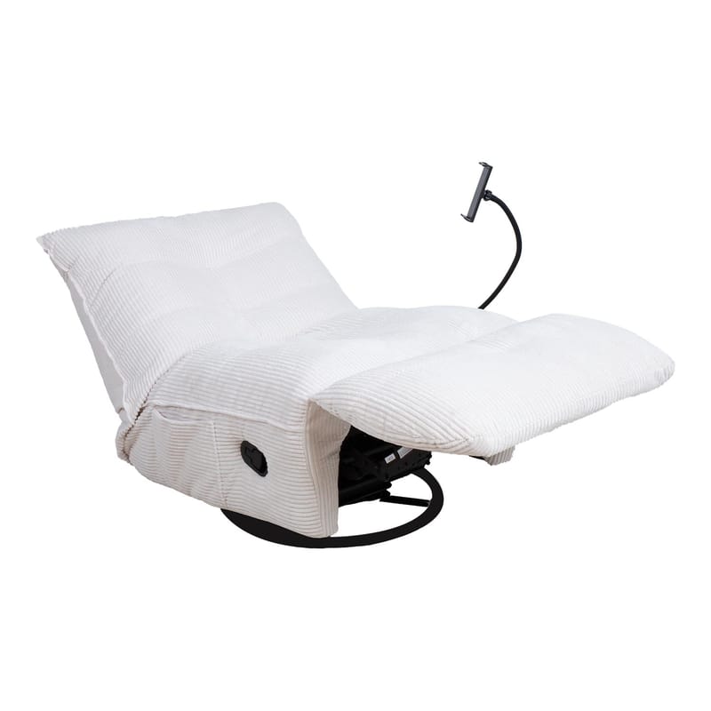 Recliner vilstol Selor med manuell mekanism - creme - Möbler - Vardagsrum - Fåtöljer - Biofåtöljer & reclinerfåtöljer