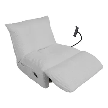 Recliner vilstol Selor med manuell mekanism - ljusgrå - Möbler - Vardagsrum - Fåtöljer - Biofåtöljer & reclinerfåtöljer