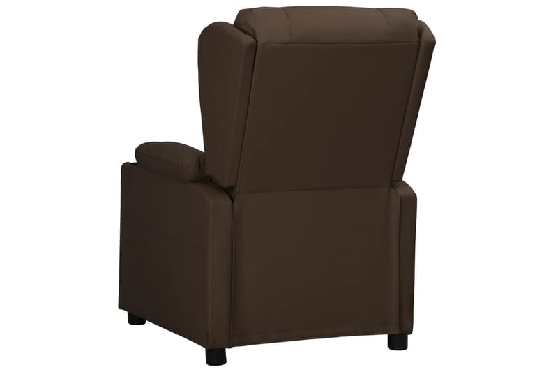 Reclinerfåtölj brun konstläder - Brun - Möbler - Vardagsrum - Fåtöljer - Biofåtöljer & reclinerfåtöljer