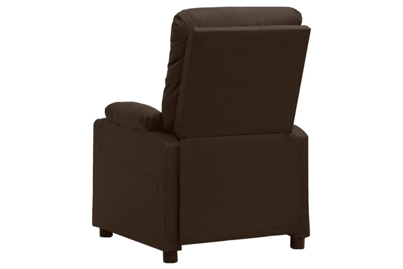 Reclinerfåtölj brun konstläder - Brun - Möbler - Vardagsrum - Fåtöljer - Biofåtöljer & reclinerfåtöljer