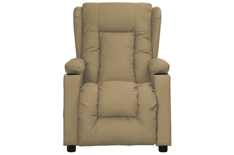 Reclinerfåtölj cappuccino konstläder - Brun - Möbler - Vardagsrum - Fåtöljer - Biofåtöljer & reclinerfåtöljer