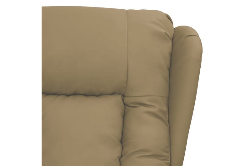 Reclinerfåtölj cappuccino konstläder - Brun - Möbler - Vardagsrum - Fåtöljer - Biofåtöljer & reclinerfåtöljer