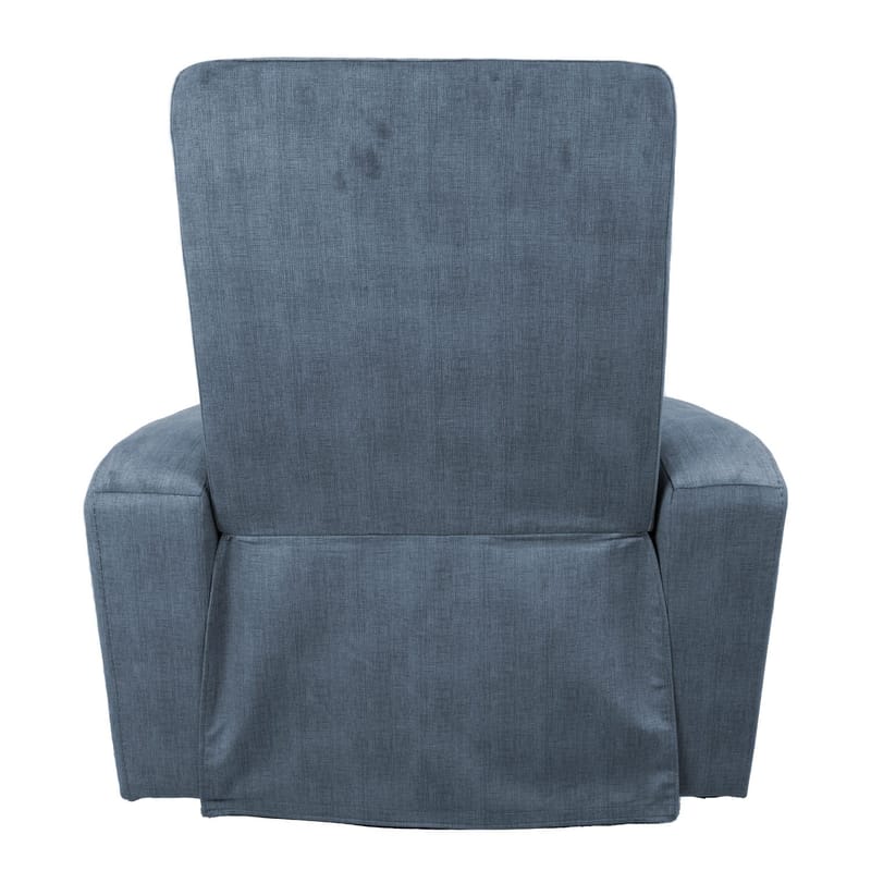 Reclinerfåtölj Darvi med elektrisk mekanism - blå - Möbler - Vardagsrum - Fåtöljer - Biofåtöljer & reclinerfåtöljer