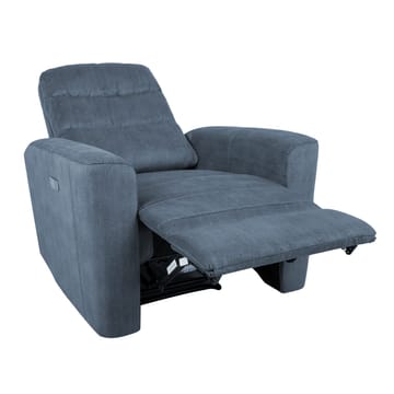 Reclinerfåtölj Darvi med elektrisk mekanism - blå - Möbler - Vardagsrum - Fåtöljer - Biofåtöljer & reclinerfåtöljer