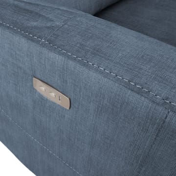 Reclinerfåtölj Darvi med elektrisk mekanism - blå - Möbler - Vardagsrum - Fåtöljer - Biofåtöljer & reclinerfåtöljer