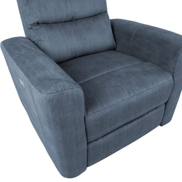 Reclinerfåtölj Darvi med elektrisk mekanism - blå - Möbler - Vardagsrum - Fåtöljer - Biofåtöljer & reclinerfåtöljer