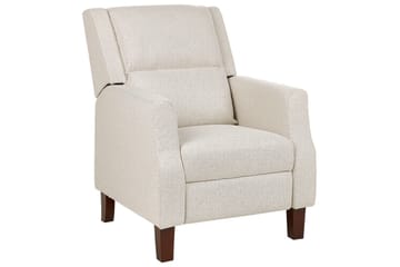 Beige/mörkt trä