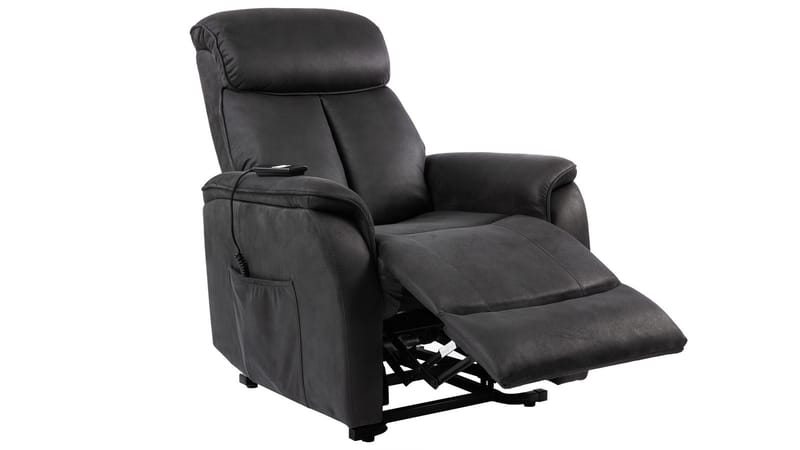 Reclinerfåtölj Eirvik med Elektrisk Lift - lacey grey - Möbler - Vardagsrum - Fåtöljer - Seniorfåtölj