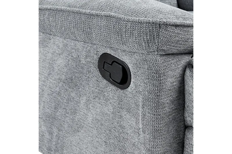 Reclinerfåtölj Everton - Grå - Möbler - Vardagsrum - Fåtöljer - Biofåtöljer & reclinerfåtöljer