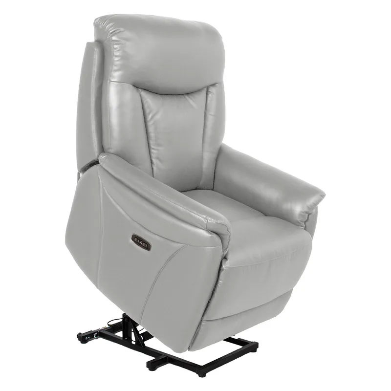 Reclinerfåtölj Gårdal med elektrisk lyftmekanism läder - Beige - Möbler - Vardagsrum - Fåtöljer - Seniorfåtölj