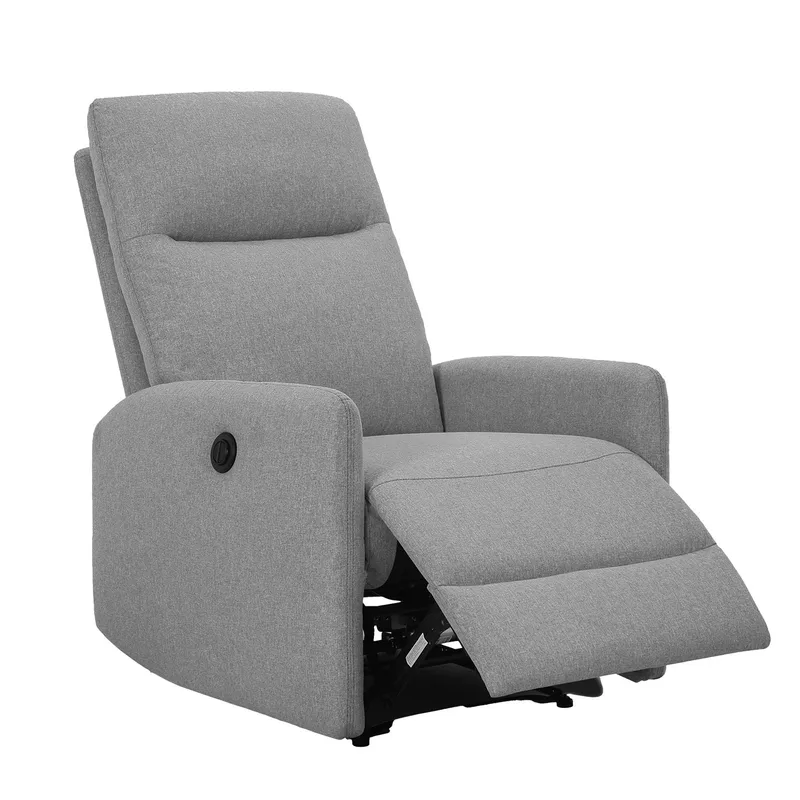 Reclinerfåtölj Gränor med elektrisk mekanism - ljusgrå - Möbler - Vardagsrum - Fåtöljer - Biofåtöljer & reclinerfåtöljer