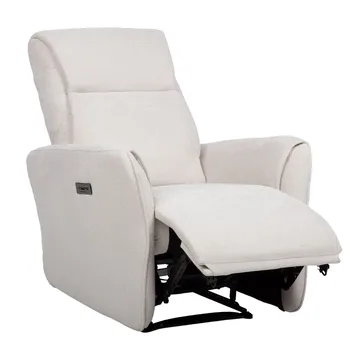 Reclinerfåtölj Lavor med elektrisk mekanism - vit - Möbler - Vardagsrum - Fåtöljer - Biofåtöljer & reclinerfåtöljer
