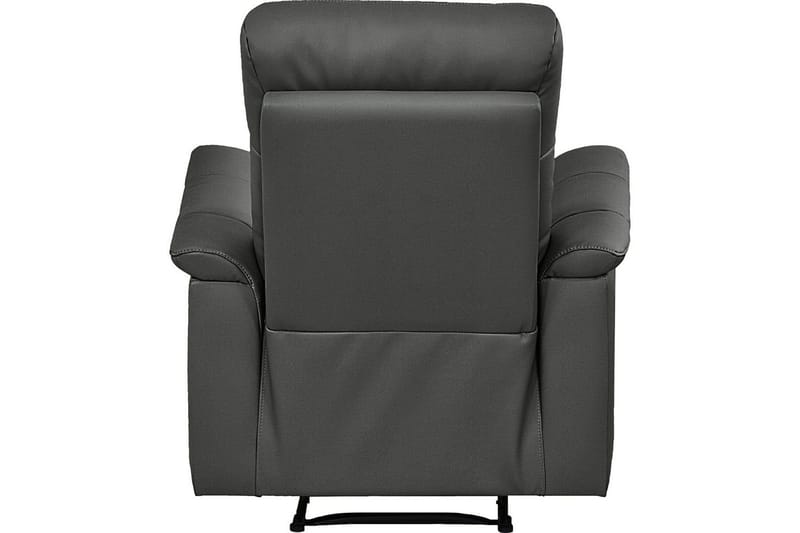 Reclinerfåtölj Loft24 Fåtölj Southbrook Grå, PU/trä/metall, Elektrisk vilstol Grå - Möbler - Vardagsrum - Fåtöljer - Biofåtöljer & reclinerfåtöljer