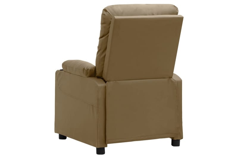 Reclinerfåtölj med uppresningshjälp cappuccino konstläder - Cappuccino - Möbler - Vardagsrum - Fåtöljer - Biofåtöljer & reclinerfåtöljer