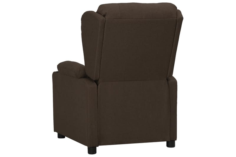 Reclinerfåtölj med uppresningshjälp mörkbrun tyg - Brun - Möbler - Vardagsrum - Fåtöljer - Biofåtöljer & reclinerfåtöljer