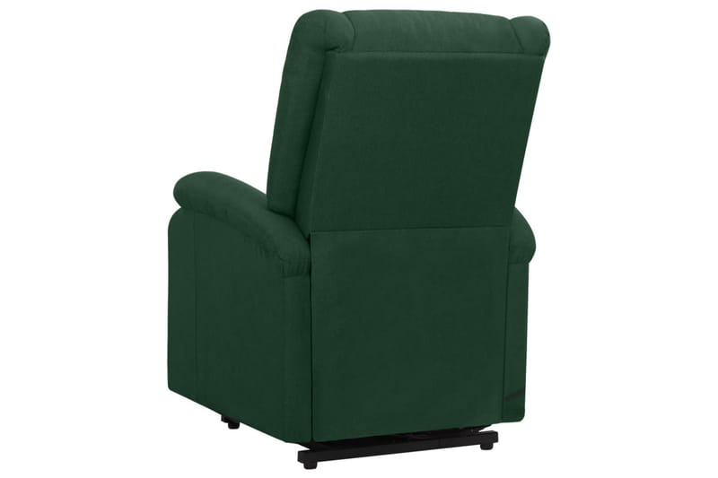 Reclinerfåtölj med uppresningshjälp mörkgrön tyg - Grön - Möbler - Vardagsrum - Fåtöljer - Biofåtöljer & reclinerfåtöljer