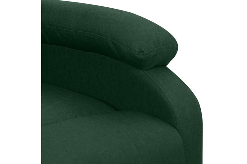 Reclinerfåtölj med uppresningshjälp mörkgrön tyg - Grön - Möbler - Vardagsrum - Fåtöljer - Biofåtöljer & reclinerfåtöljer